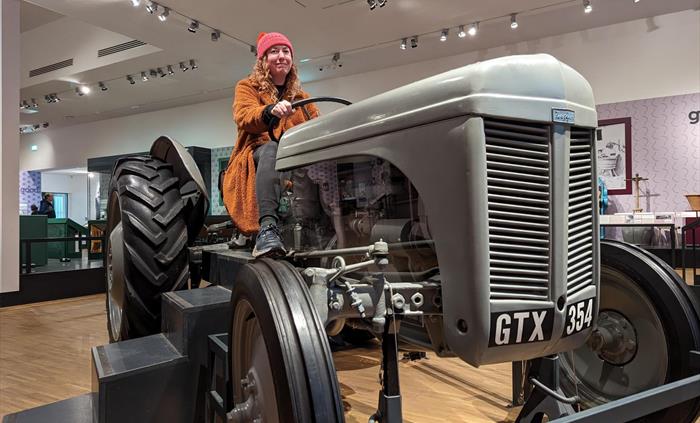 Tractor at St Fagans Museum
